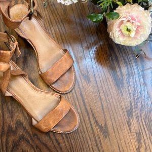 Frye brown leather sandals